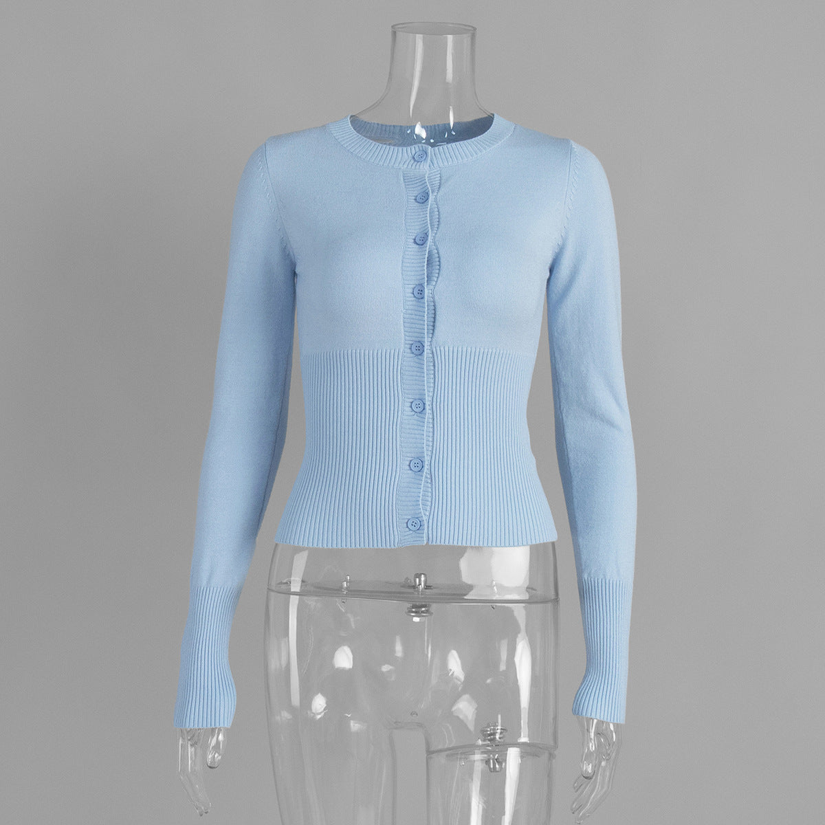 Womens Slim Fit Knitted Cardigan