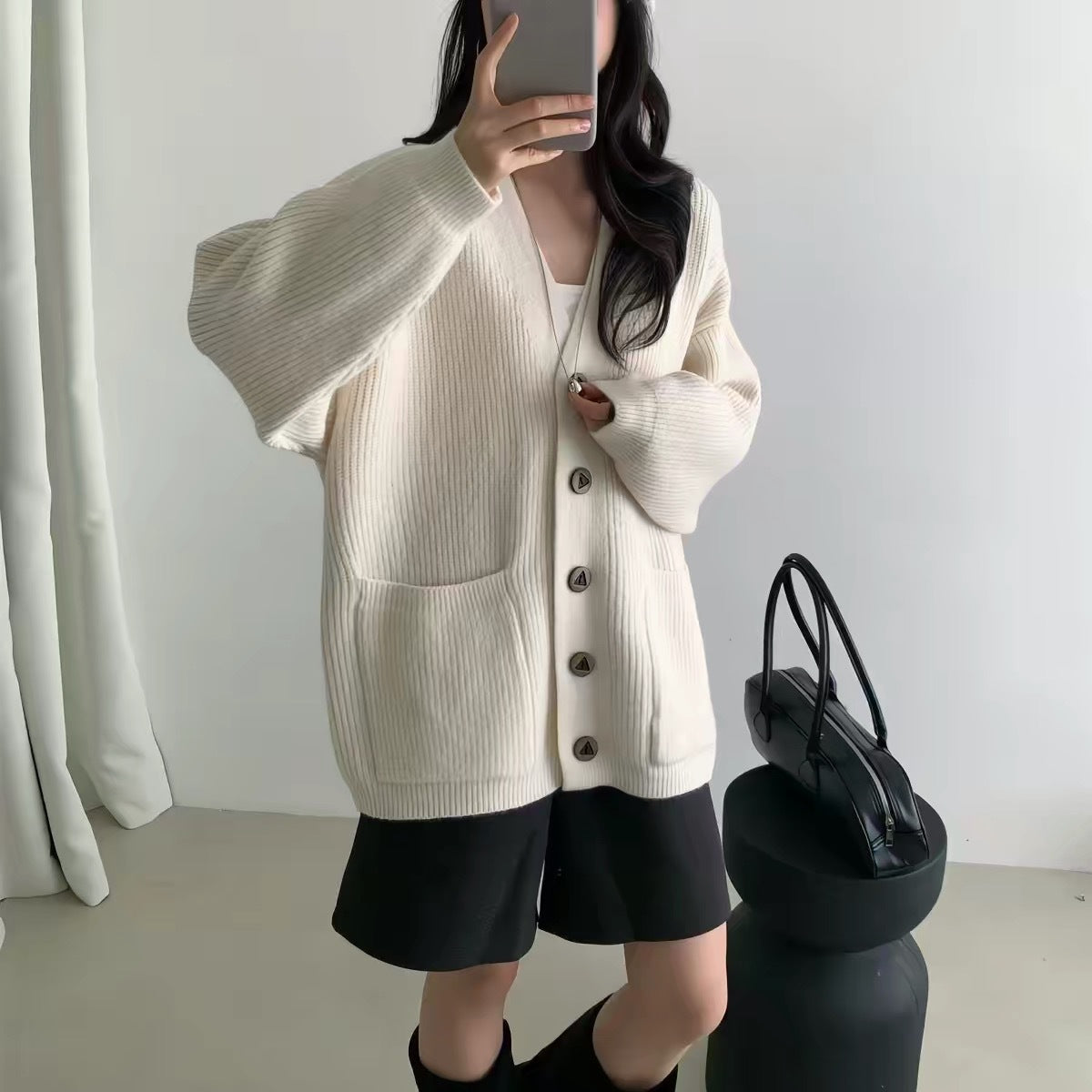 Womens Knitted Cardigan