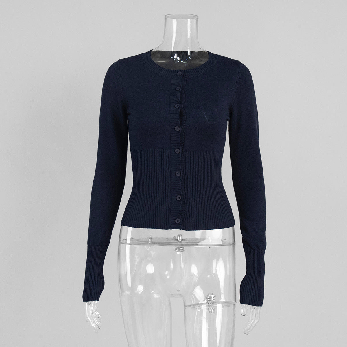 Womens Slim Fit Knitted Cardigan