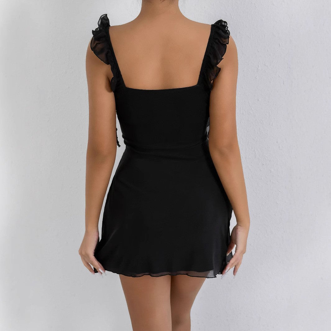 Lace Backless Dress