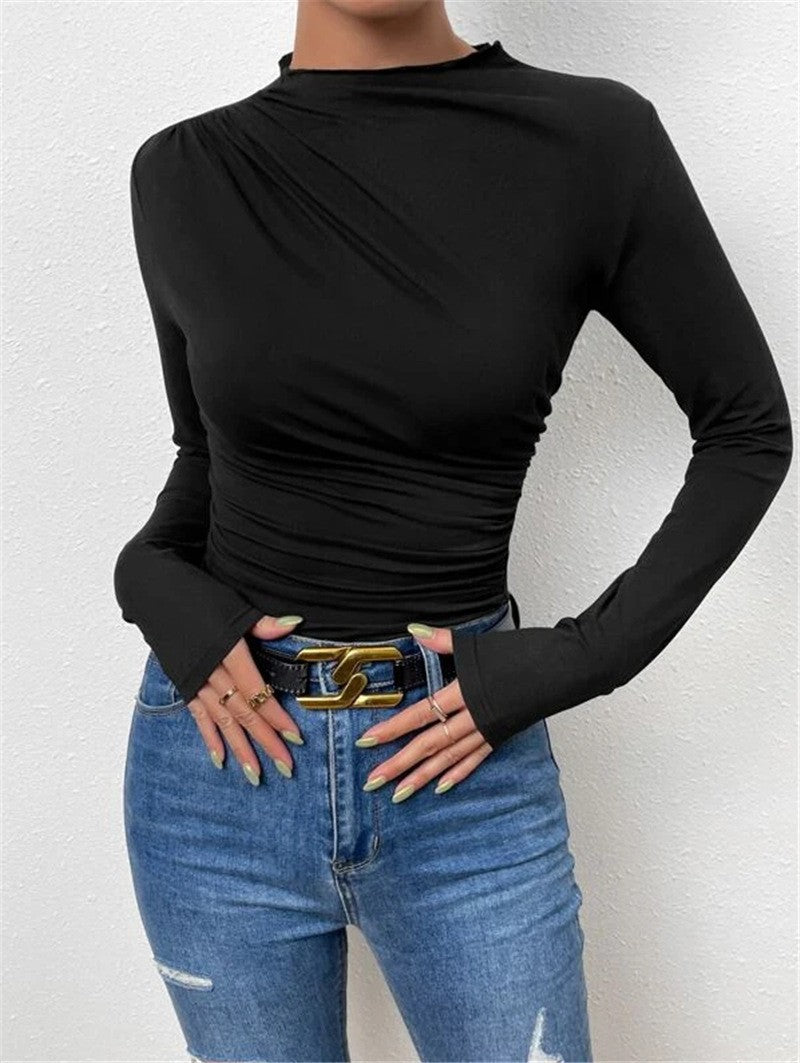 Womens Long Sleeve Slim Fit T-Shirt