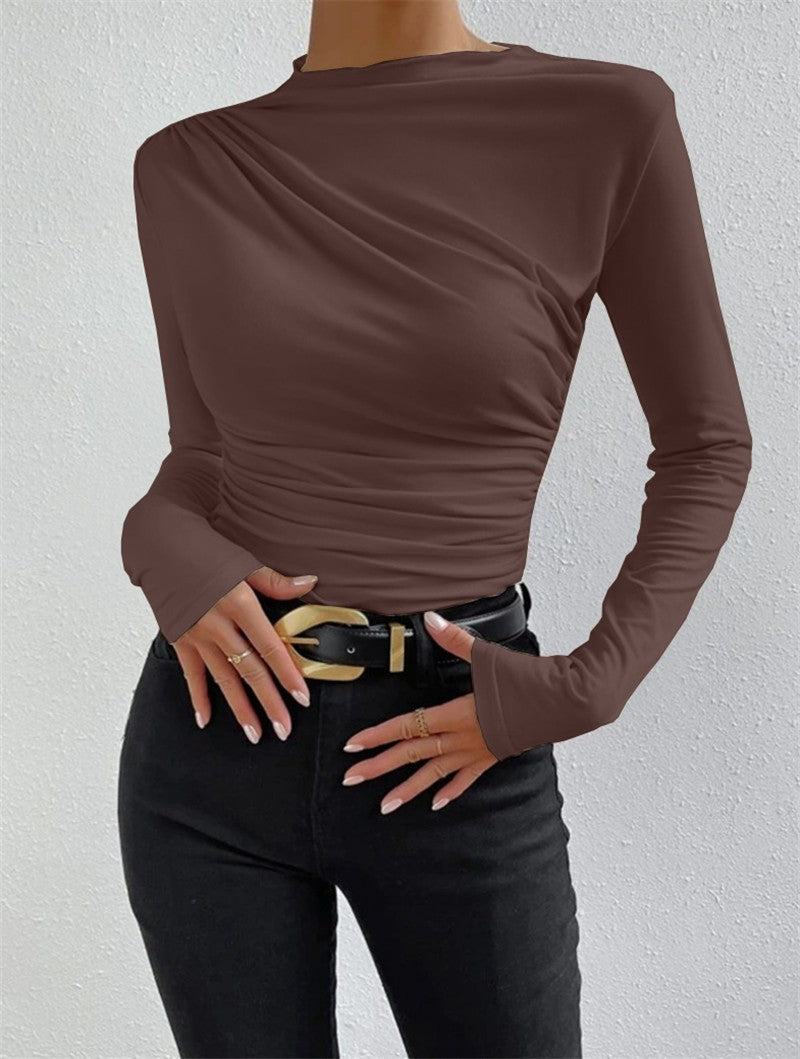 Womens Long Sleeve Slim Fit T-Shirt