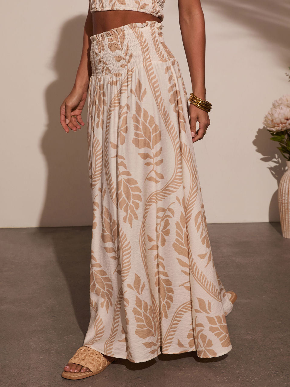 Bohemian Two-Piece Long Dress Set
