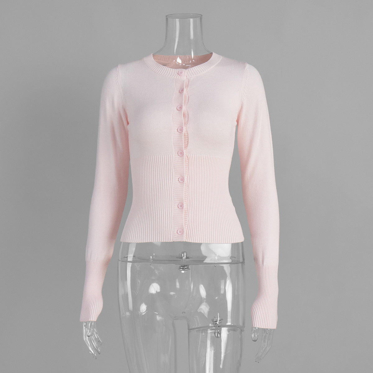 Womens Slim Fit Knitted Cardigan