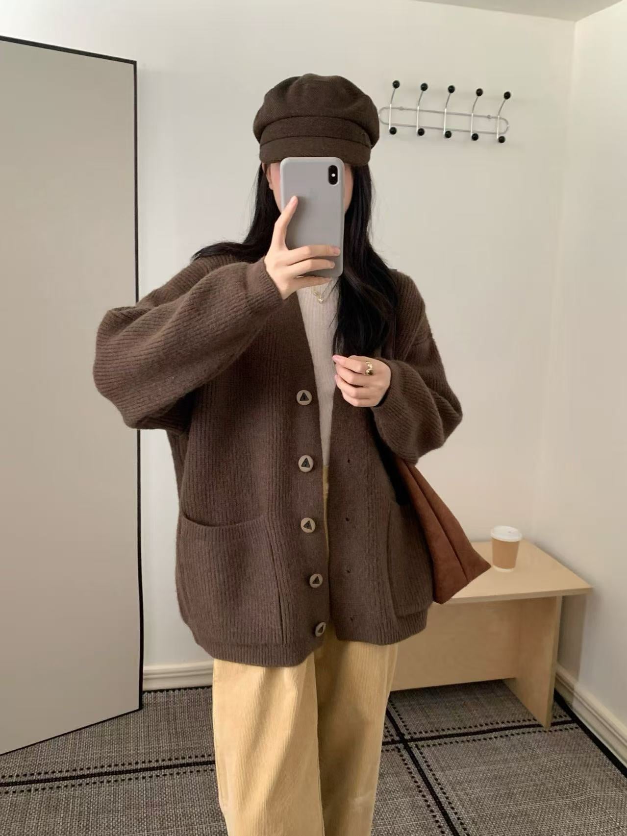Womens Knitted Cardigan