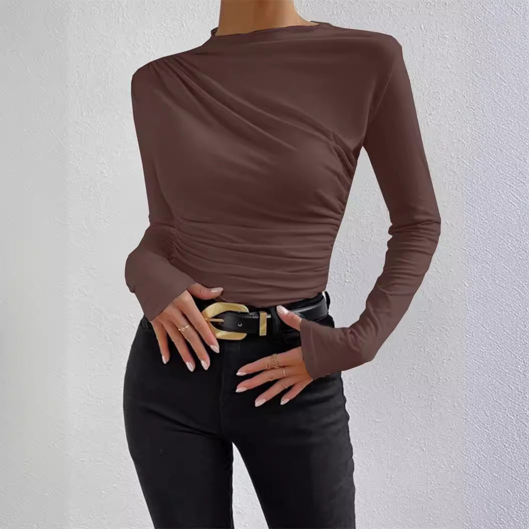 Womens Long Sleeve Slim Fit T-Shirt