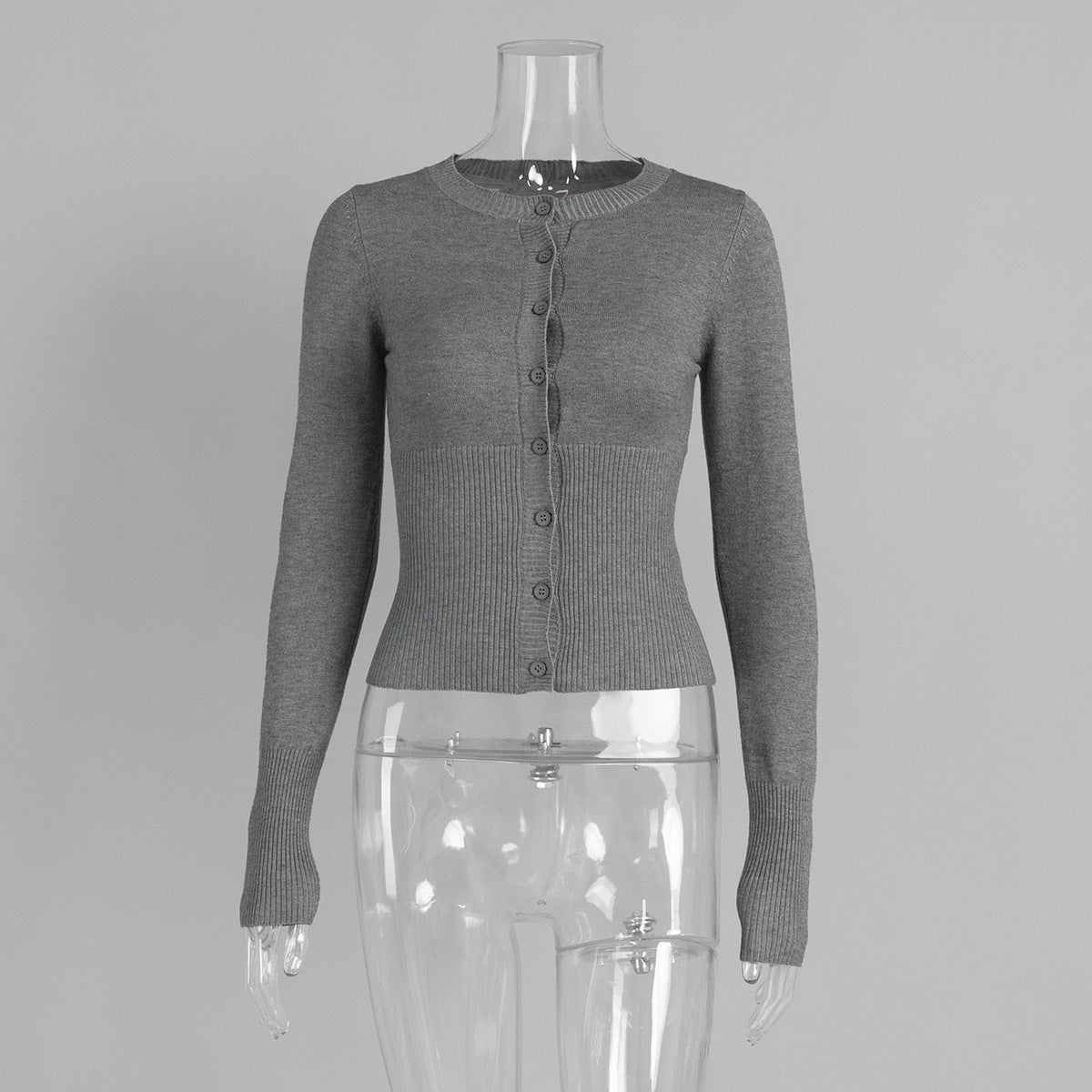 Womens Slim Fit Knitted Cardigan
